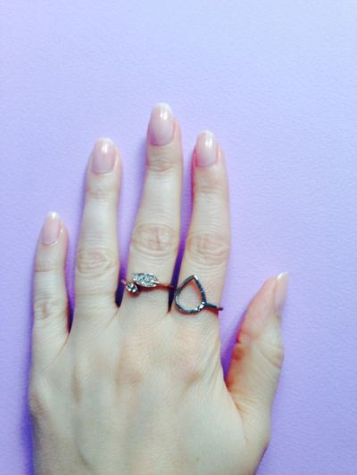 vernis rose pour french manucure